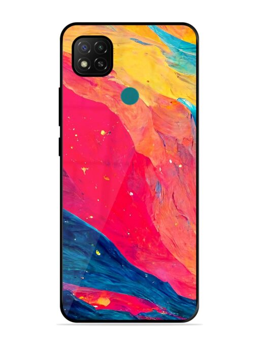 Starry Night Glossy Metal Phone Cover for Xiaomi Redmi 9 Activ Zapvi