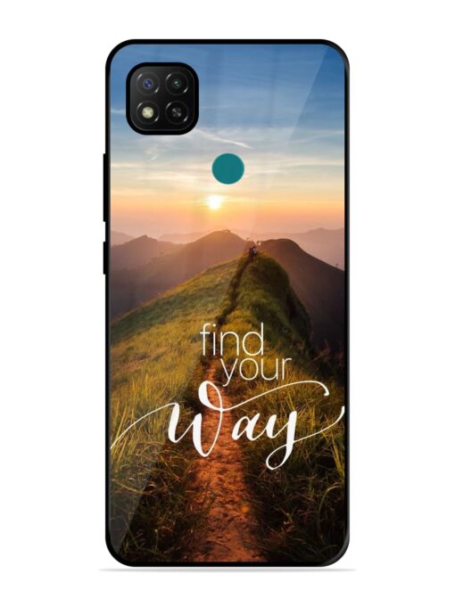 Find Your Way Glossy Metal Phone Cover for Xiaomi Redmi 9 Activ Zapvi