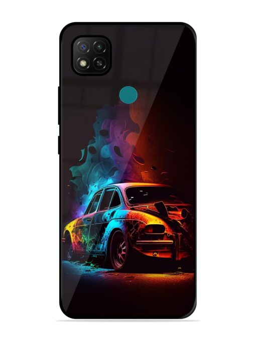 High Classic Car Art Glossy Metal Phone Cover for Xiaomi Redmi 9 Activ Zapvi