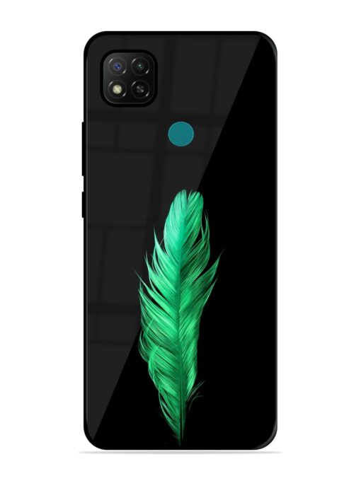 Feather Texture Glossy Metal Phone Cover for Xiaomi Redmi 9 Activ Zapvi