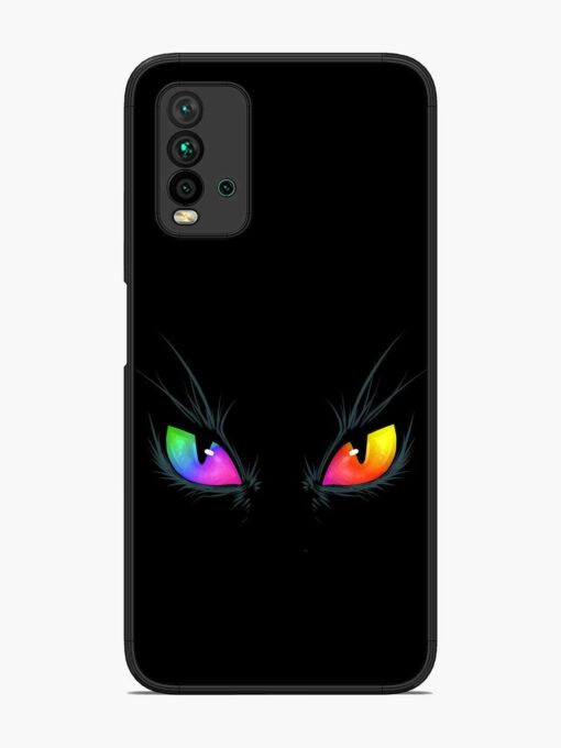 Cat Eyes Glossy Metal Phone Cover for Xiaomi Redmi 9 Power Zapvi