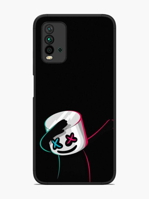 Black Marshmallow Glossy Metal Phone Cover for Xiaomi Redmi 9 Power