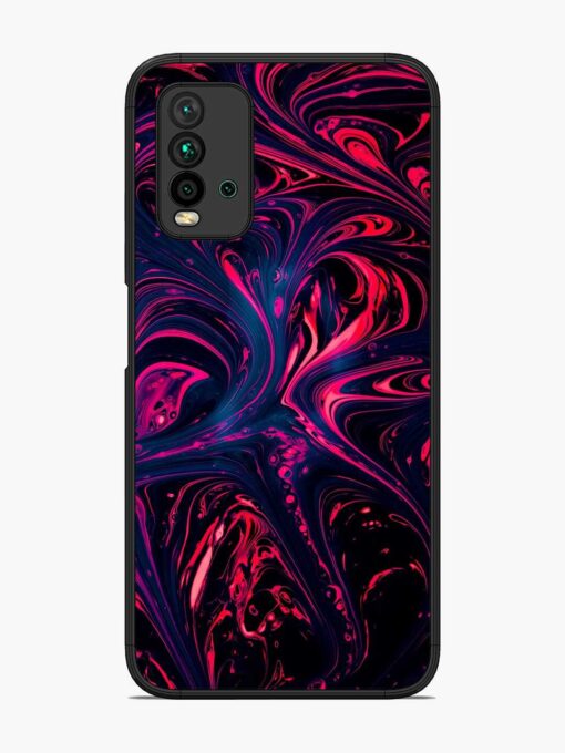 Abstract Background Glossy Metal Phone Cover for Xiaomi Redmi 9 Power Zapvi