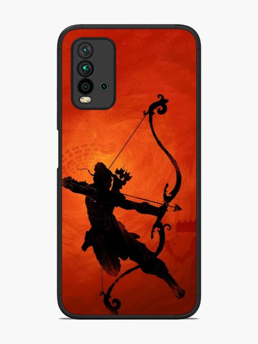 Illustration Lord Rama Glossy Metal Phone Cover for Xiaomi Redmi 9 Power Zapvi