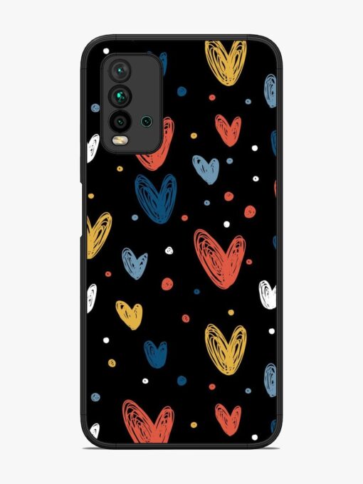 Happy Valentines Day Glossy Metal TPU Phone Cover for Xiaomi Redmi 9 Power Zapvi