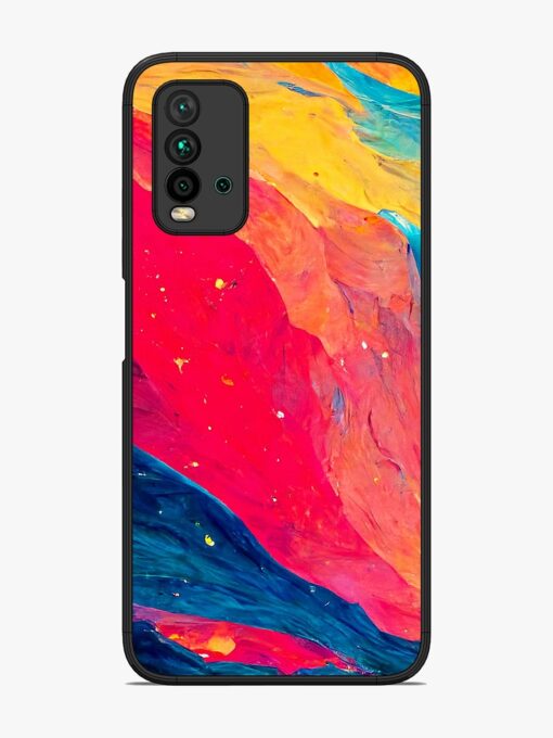 Starry Night Glossy Metal Phone Cover for Xiaomi Redmi 9 Power