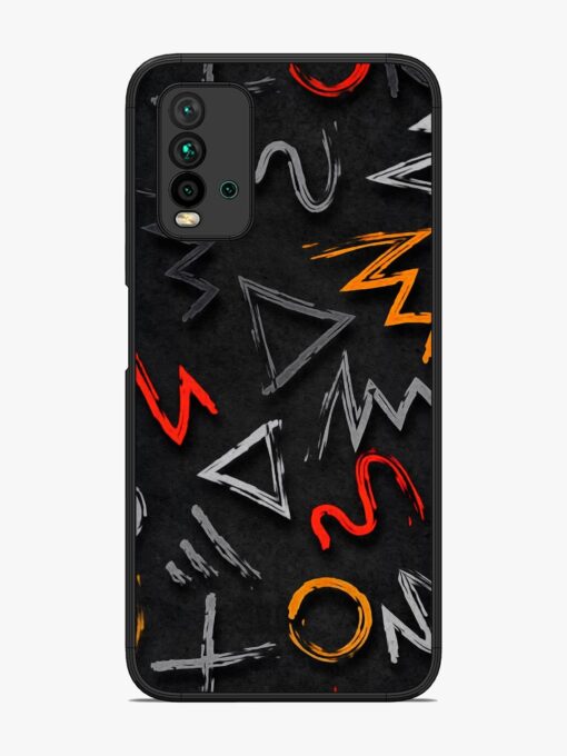 Grungy Graffiti Glossy Metal Phone Cover for Xiaomi Redmi 9 Power