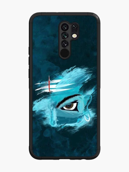 Lord Shiva Glossy Metal Phone Cover for Xiaomi Redmi 9 Prime Zapvi