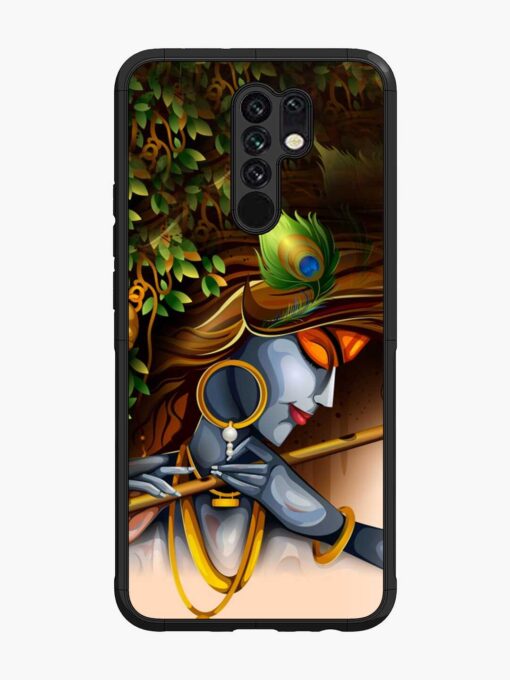 Krishna Glossy Metal Phone Cover for Xiaomi Redmi 9 Prime Zapvi