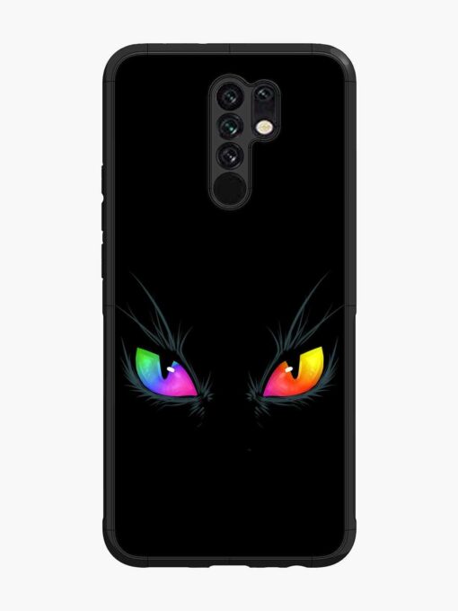 Cat Eyes Glossy Metal Phone Cover for Xiaomi Redmi 9 Prime