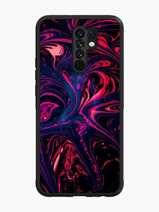 Abstract Background Glossy Metal Phone Cover for Xiaomi Redmi 9 Prime Zapvi