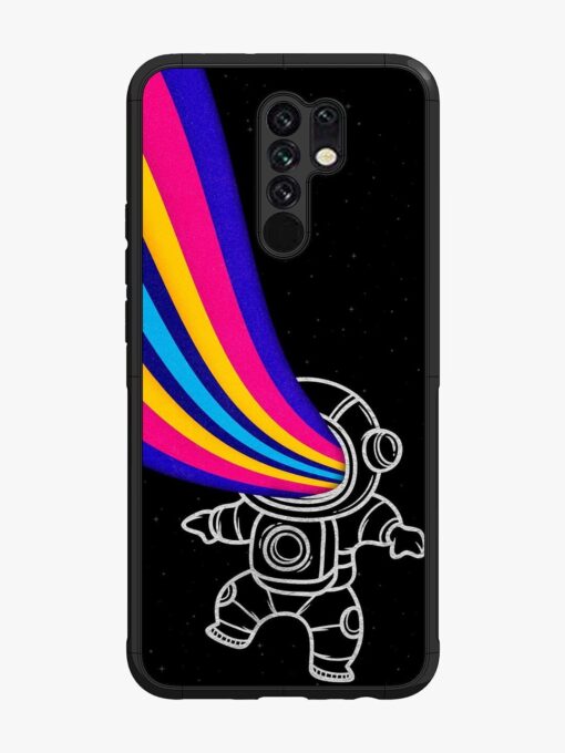 Astronaut Glossy Metal TPU Phone Cover for Xiaomi Redmi 9 Prime Zapvi