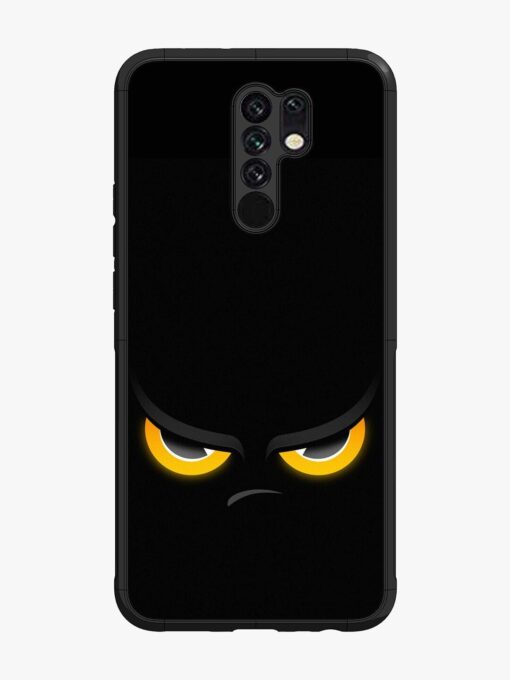 Scary Yellow Eye Glossy Metal TPU Phone Cover for Xiaomi Redmi 9 Prime Zapvi