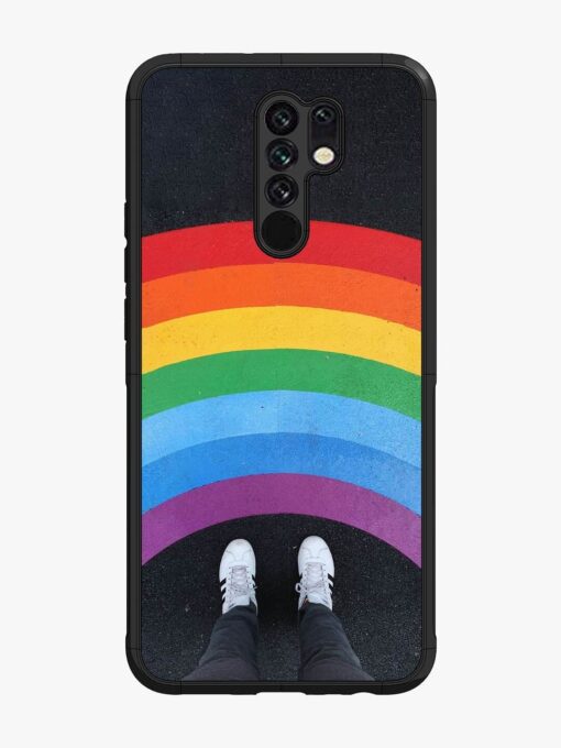 Legs Rainbow Glossy Metal TPU Phone Cover for Xiaomi Redmi 9 Prime Zapvi