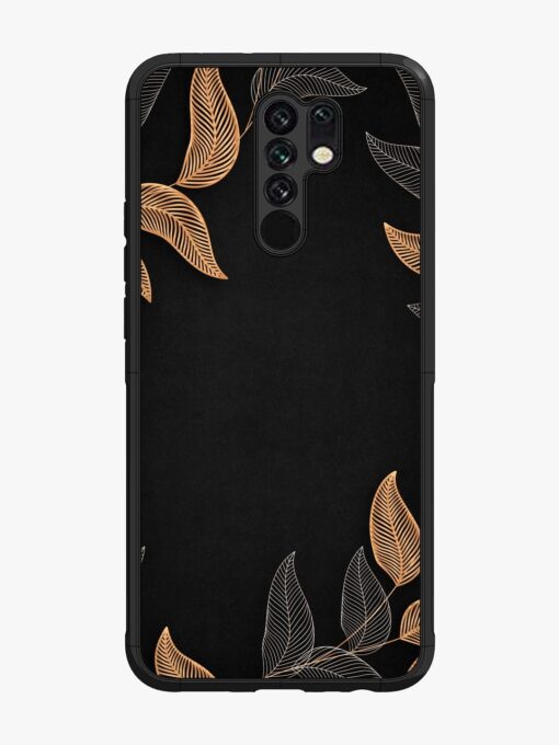 Foliage Art Glossy Metal Phone Cover for Xiaomi Redmi 9 Prime Zapvi