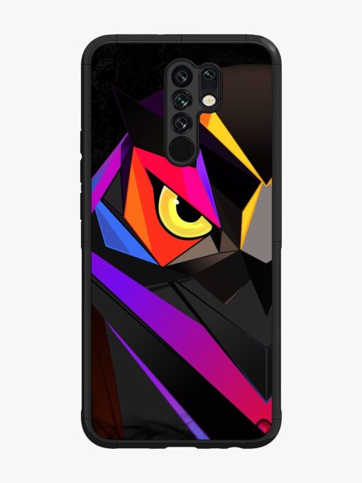 Wpap Owl Glossy Metal Phone Cover for Xiaomi Redmi 9 Prime Zapvi