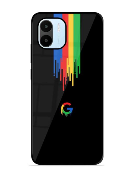 Google Logo Glossy Metal Phone Cover for Xiaomi Redmi A1 (2022)