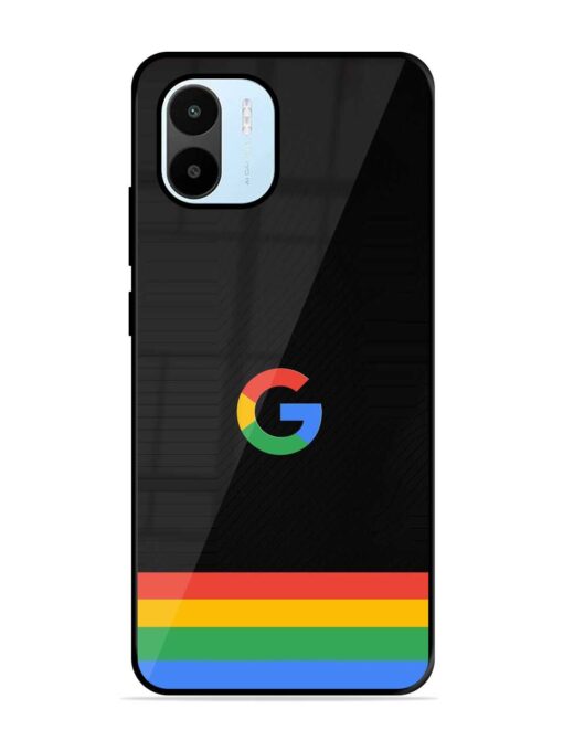 Google Logo Art Glossy Metal Phone Cover for Xiaomi Redmi A1 (2022)