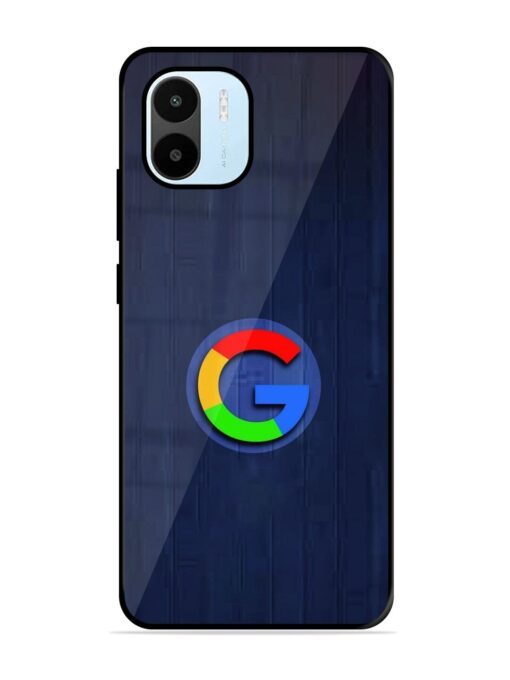 Google Logo Printed Glossy Metal TPU Phone Cover for Xiaomi Redmi A1 (2022)