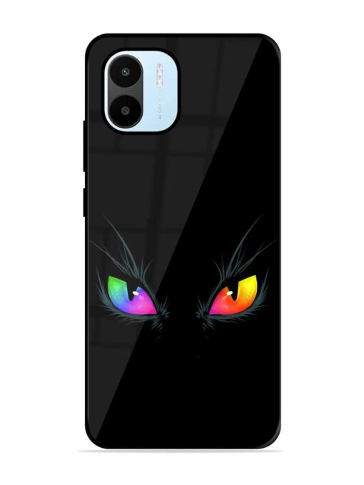 Cat Eyes Glossy Metal Phone Cover for Xiaomi Redmi A1 (2022)