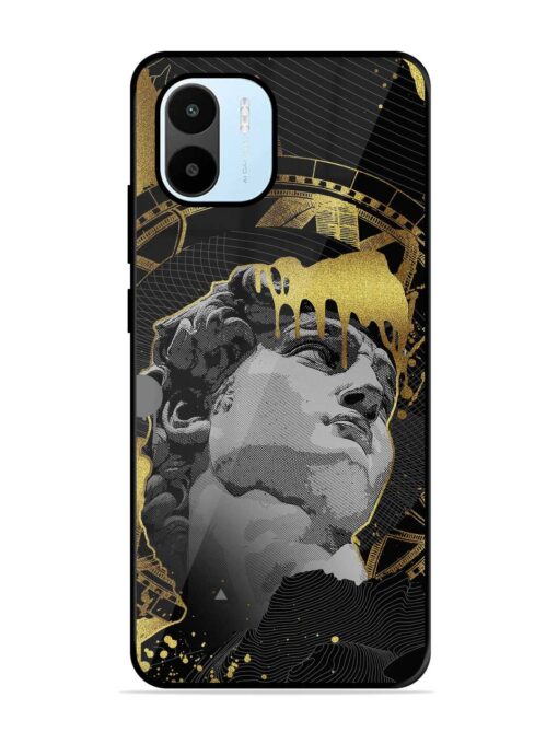 Roman Face Glossy Metal Phone Cover for Xiaomi Redmi A1 (2022)