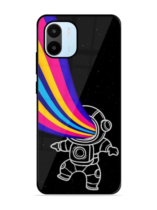 Astronaut Glossy Metal TPU Phone Cover for Xiaomi Redmi A1 (2022)