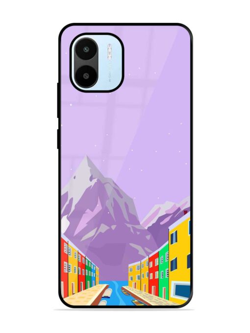 Venice City Illustration Glossy Metal Phone Cover for Xiaomi Redmi A1 (2022)