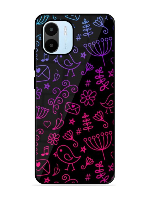 Cool Girly Glossy Metal Phone Cover for Xiaomi Redmi A1 (2022) Zapvi