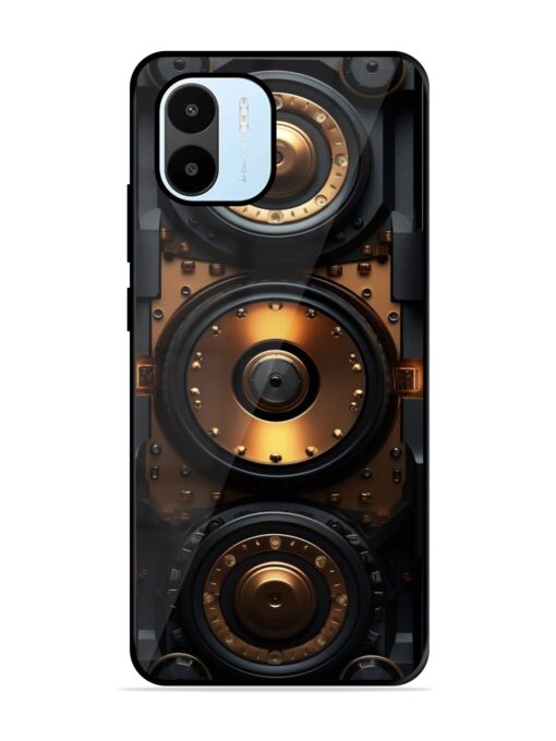 Sound Box Glossy Metal Phone Cover for Xiaomi Redmi A1 (2022)