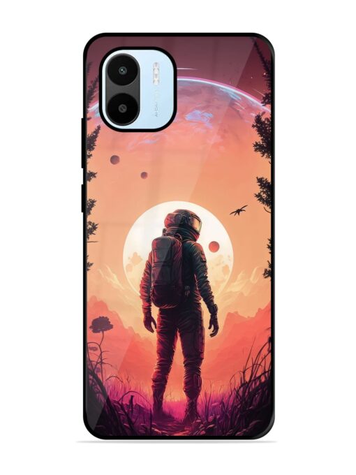 Red Sky At Morning Glossy Metal Phone Cover for Xiaomi Redmi A1 (2022)