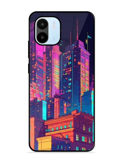 City View Glossy Metal Phone Cover for Xiaomi Redmi A1 (2022)