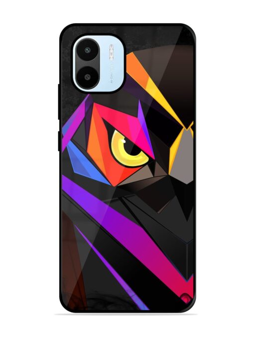 Wpap Owl Glossy Metal Phone Cover for Xiaomi Redmi A1 (2022)