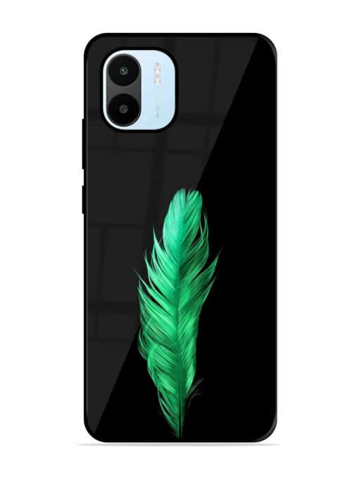 Feather Texture Glossy Metal Phone Cover for Xiaomi Redmi A1 (2022)