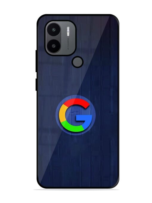 Google Logo Printed Glossy Metal TPU Phone Cover for Xiaomi Redmi A1 Plus