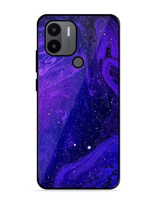 Galaxy Acrylic Abstract Art Glossy Metal Phone Cover for Xiaomi Redmi A1 Plus Zapvi