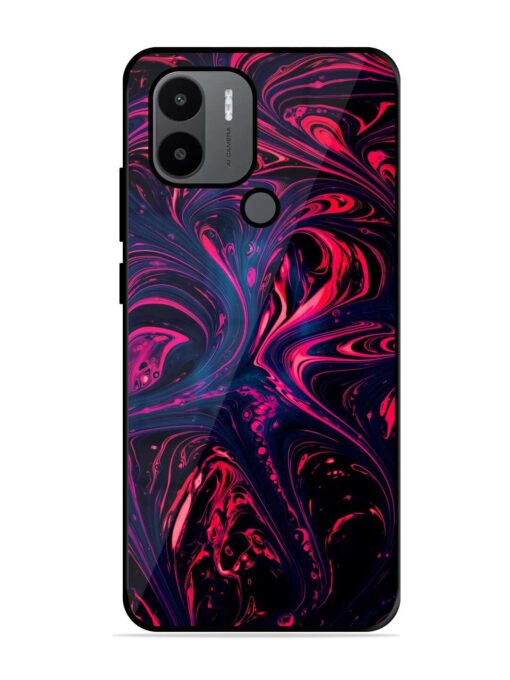 Abstract Background Glossy Metal Phone Cover for Xiaomi Redmi A1 Plus Zapvi