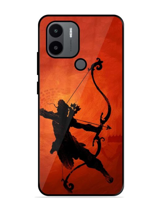 Illustration Lord Rama Glossy Metal Phone Cover for Xiaomi Redmi A1 Plus