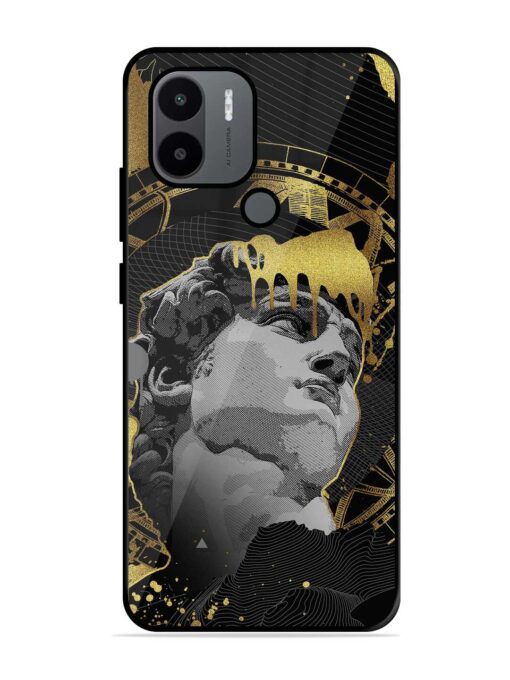 Roman Face Glossy Metal Phone Cover for Xiaomi Redmi A1 Plus