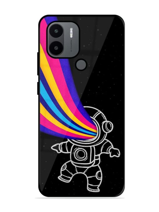 Astronaut Glossy Metal TPU Phone Cover for Xiaomi Redmi A1 Plus Zapvi