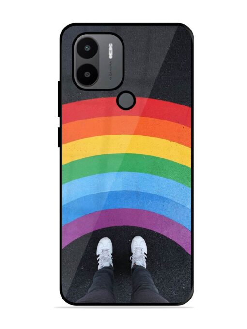 Legs Rainbow Glossy Metal TPU Phone Cover for Xiaomi Redmi A1 Plus Zapvi