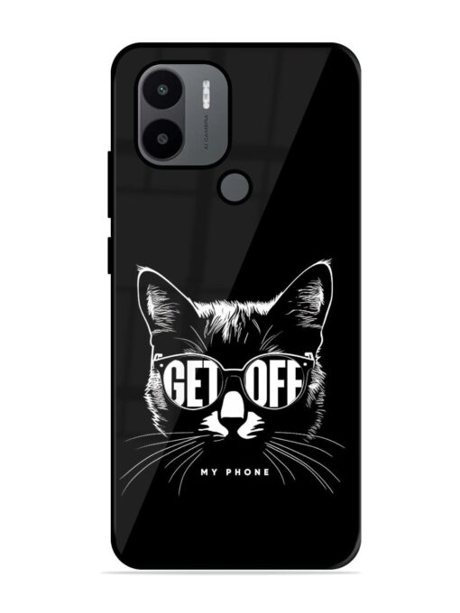 Get Off Glossy Metal TPU Phone Cover for Xiaomi Redmi A1 Plus Zapvi