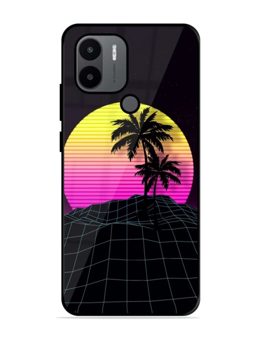 Coconut Vector Glossy Metal Phone Cover for Xiaomi Redmi A1 Plus Zapvi