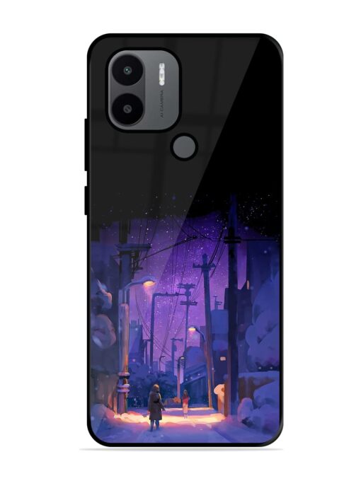 Winter Anime Art Glossy Metal Phone Cover for Xiaomi Redmi A1 Plus