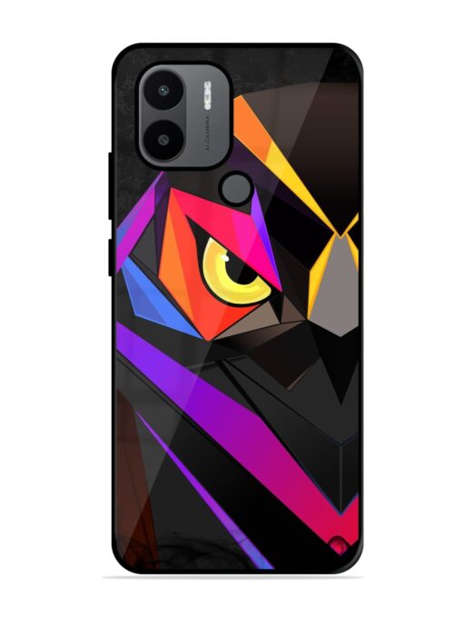 Wpap Owl Glossy Metal Phone Cover for Xiaomi Redmi A1 Plus