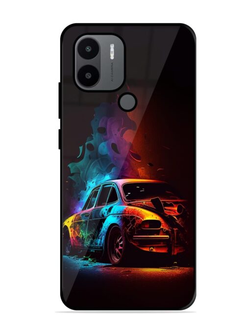 High Classic Car Art Glossy Metal Phone Cover for Xiaomi Redmi A1 Plus Zapvi