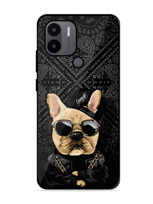 Gangsta Cool Sunmetales Dog Glossy Metal Phone Cover for Xiaomi Redmi A1 Plus