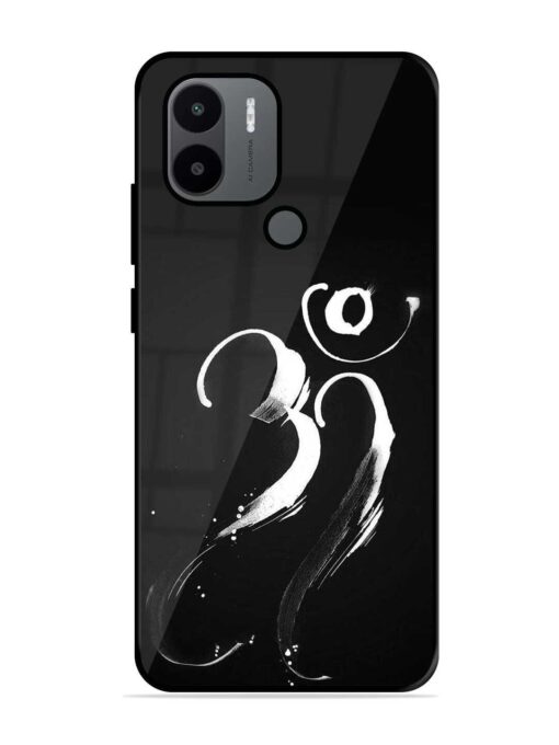 Om Logo Glossy Metal Phone Cover for Xiaomi Redmi A2 Plus