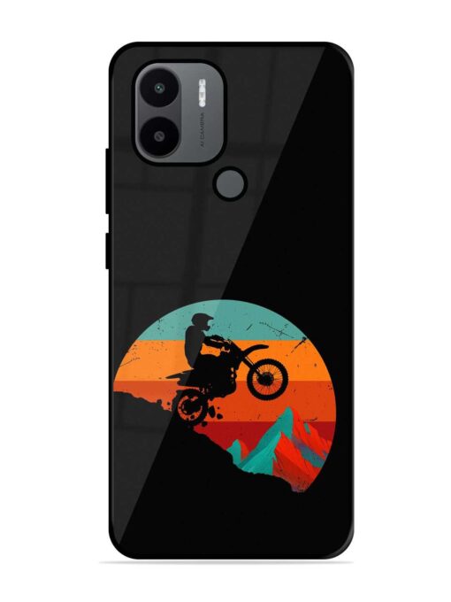 Mountain Bike Glossy Metal Phone Cover for Xiaomi Redmi A2 Plus Zapvi