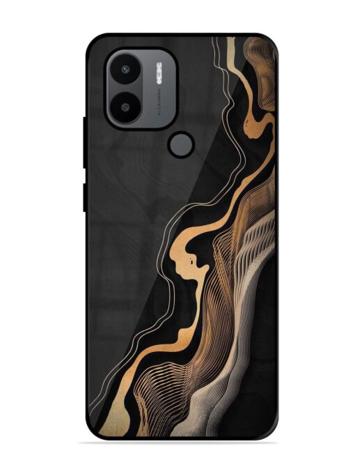 Abstract Art Glossy Metal TPU Phone Cover for Xiaomi Redmi A2 Plus