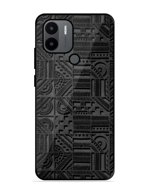 Seamless Pattern Glossy Metal Phone Cover for Xiaomi Redmi A2 Plus Zapvi